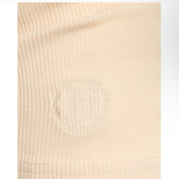 Honor The Gift Men's Crest Ribbed Knit Tank Top Shirt in Bone - Picture 5 of 5